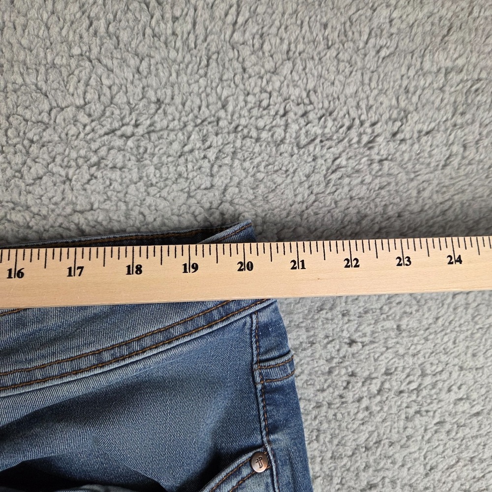 The Perfect Jean NYC Jeans‎ Mens 42x30 (41x30) Blue Slim Thick Tapered Stretch - Picture 3 of 11
